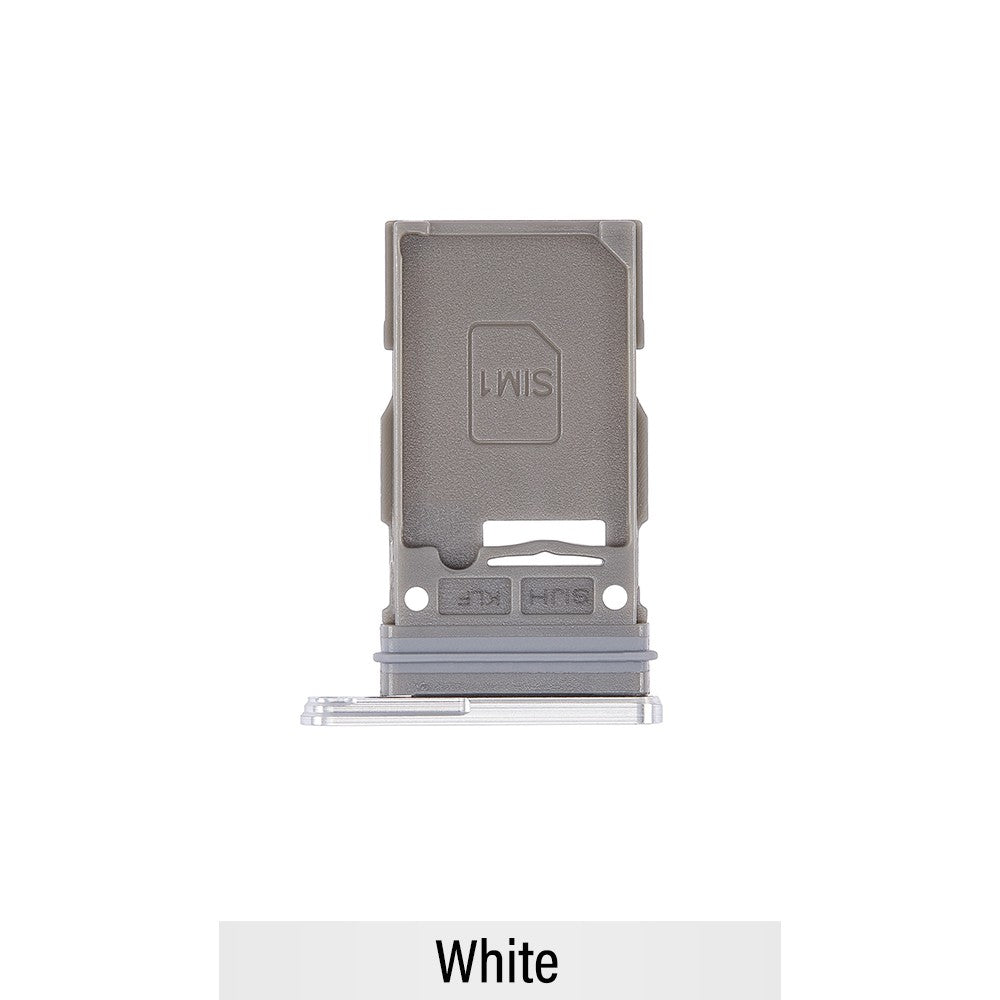 Single SIM Card Tray for Samsung Galaxy S22 Ultra 5G S908B-White Single SIM Card Tray for Samsung Galaxy S22 Ultra 5G S908B-White